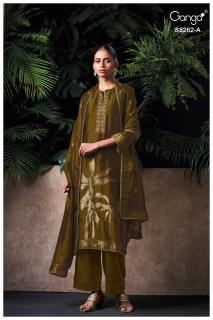 Ganga myren 5262 dress material wholesale in india